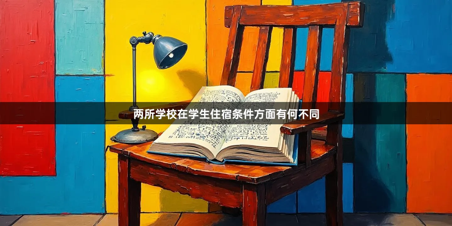 两所学校在学生住宿条件方面有何不同