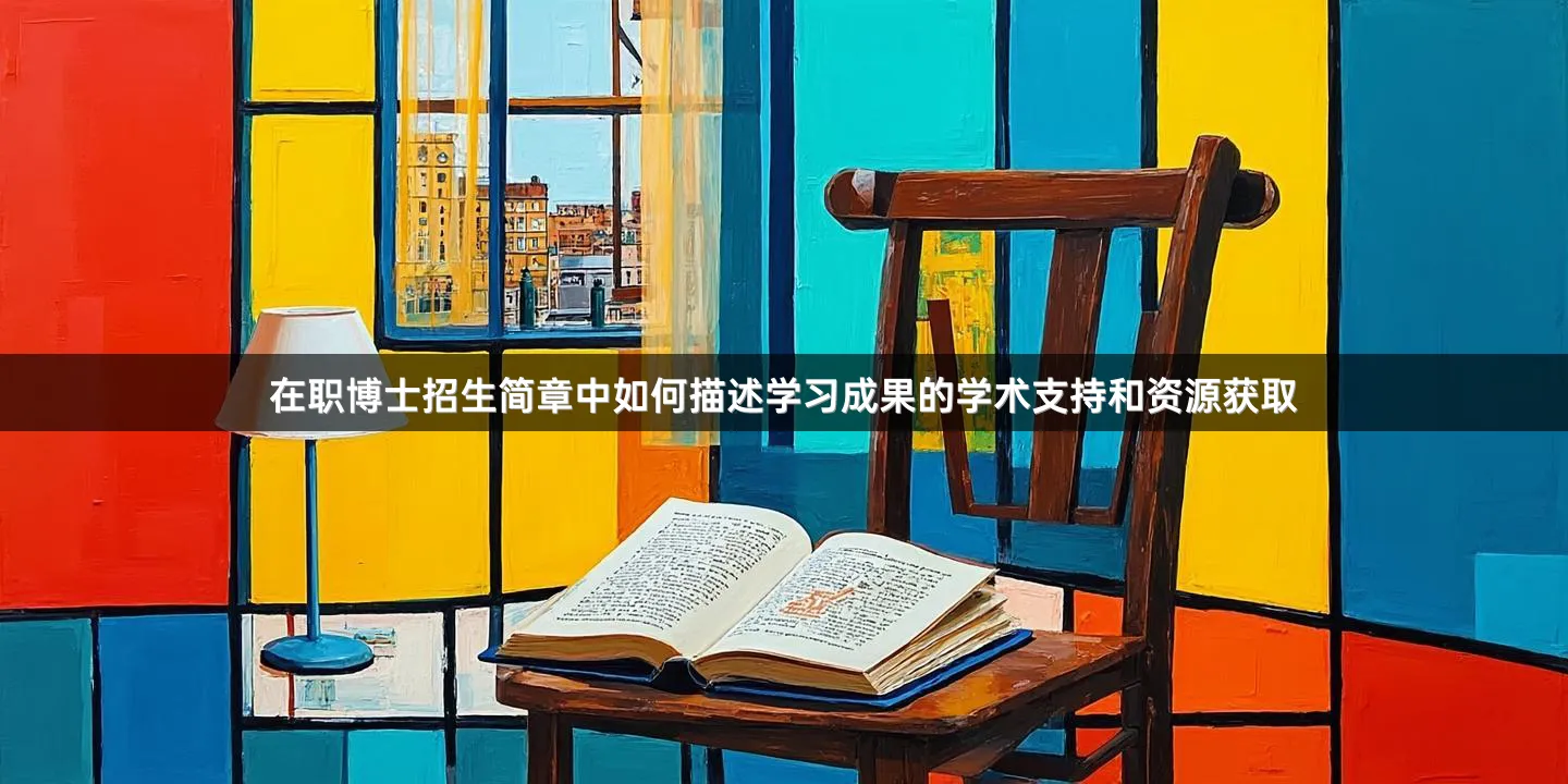 在职博士招生简章中如何描述学习成果的学术支持和资源获取