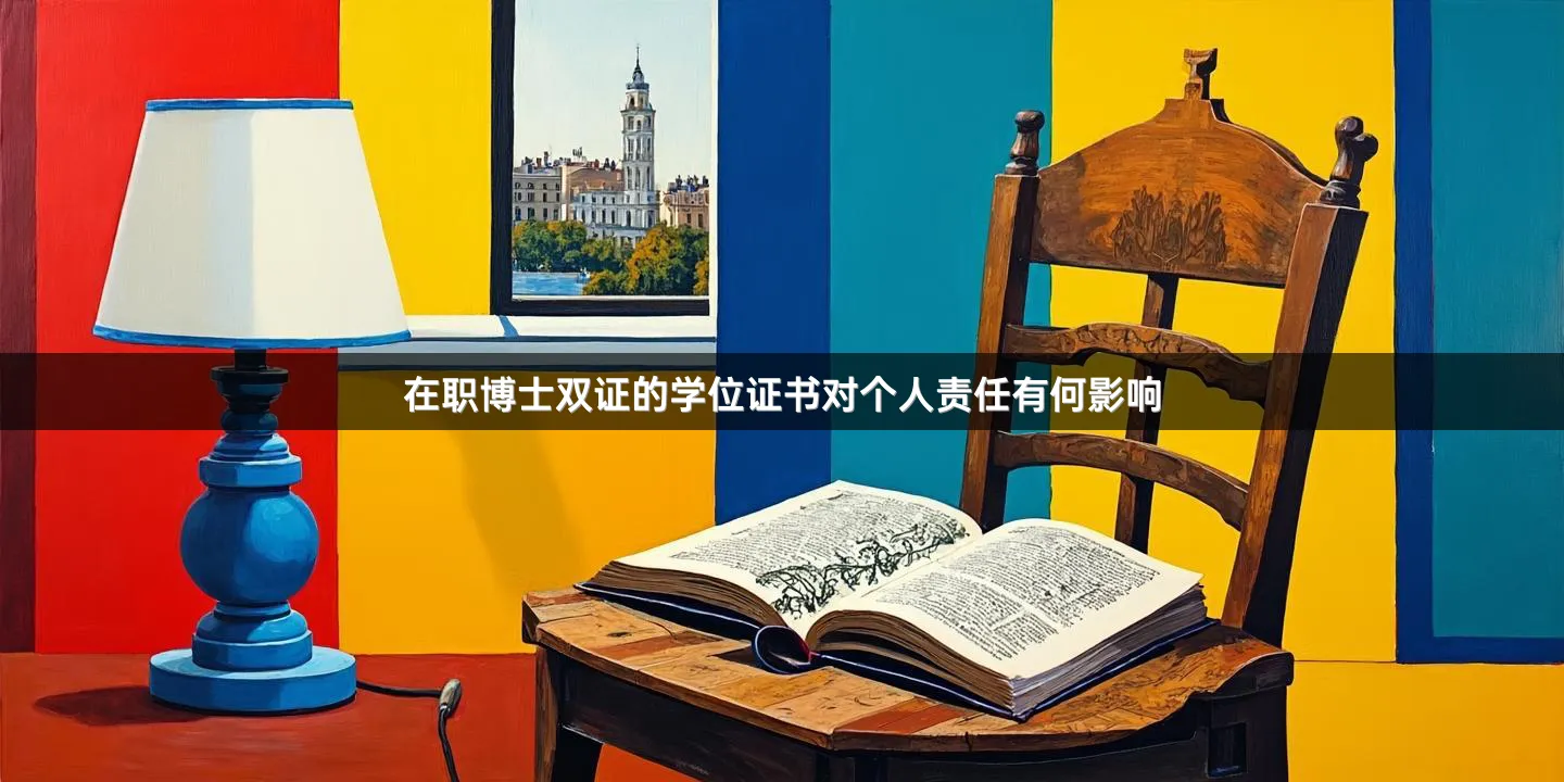 在职博士双证的学位证书对个人责任有何影响