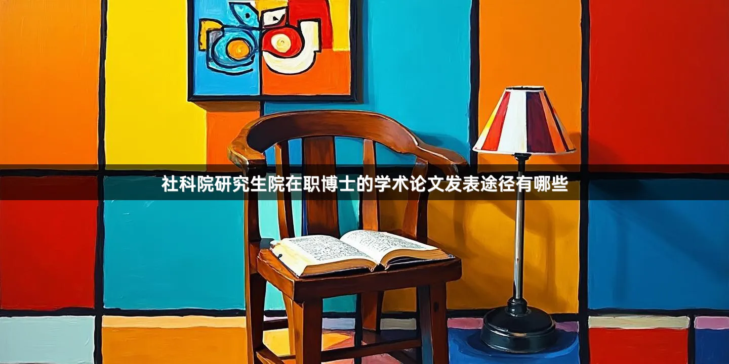 社科院研究生院在职博士的学术论文发表途径有哪些
