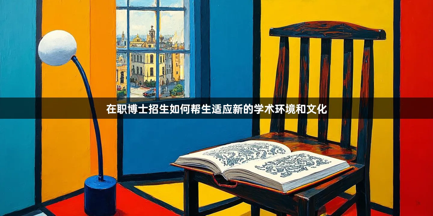 在职博士招生如何帮生适应新的学术环境和文化