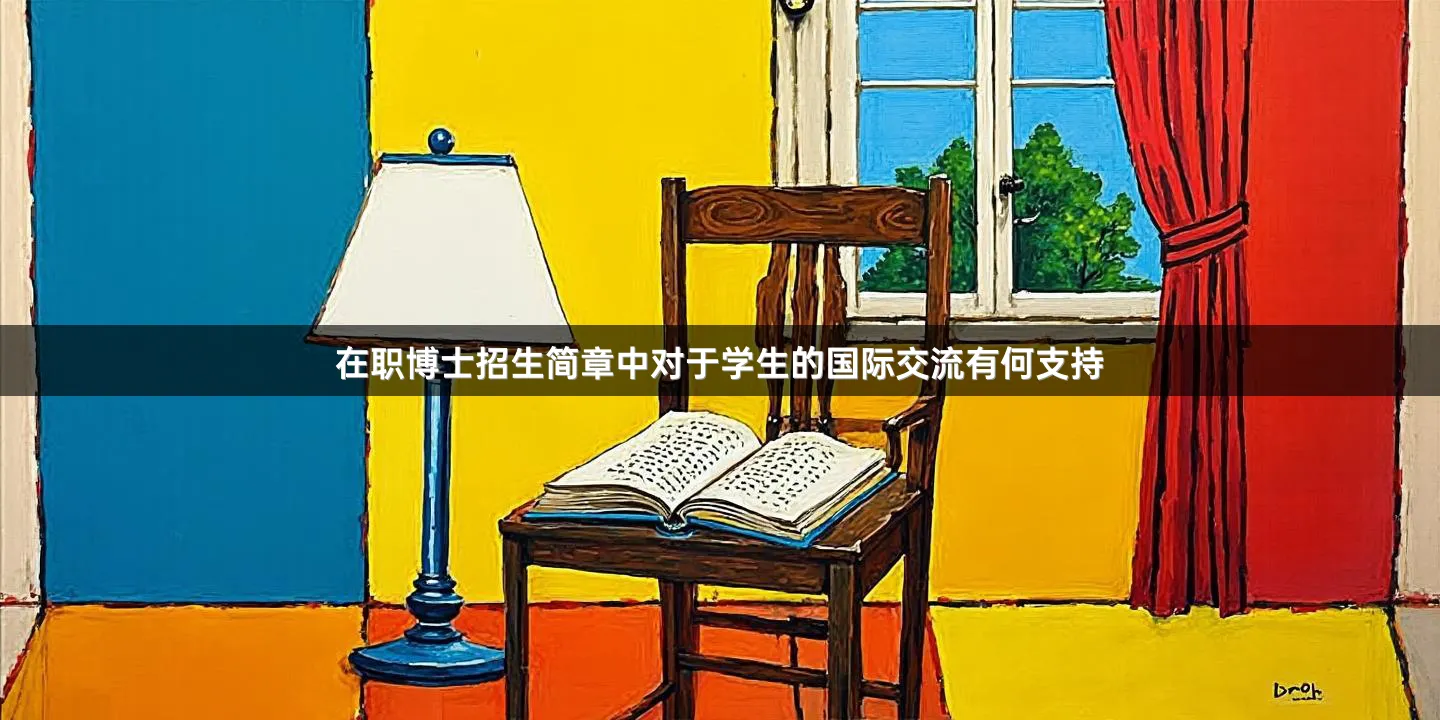 在职博士招生简章中对于学生的国际交流有何支持