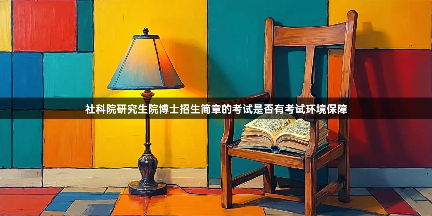 社科院研究生院博士招生简章的考试是否有考试环境保障