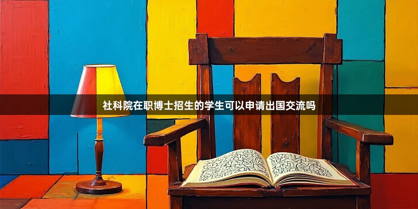 社科院在职博士招生的学生可以申请出国交流吗