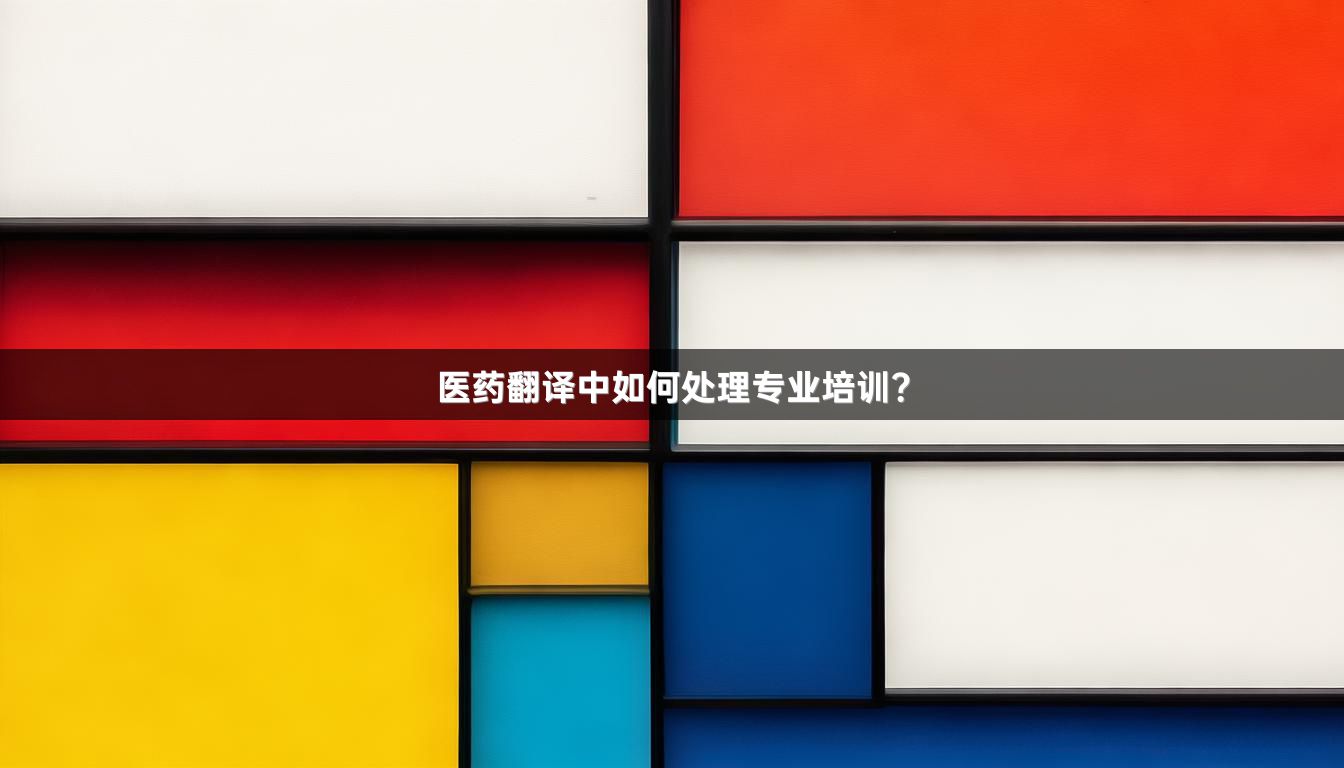 醫(yī)藥翻譯中如何處理專(zhuān)業(yè)培訓(xùn)？