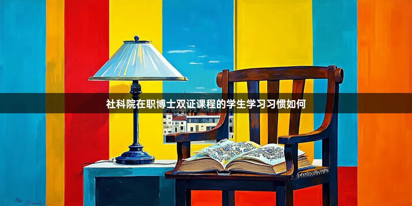 社科院在职博士双证课程的学生学习习惯如何