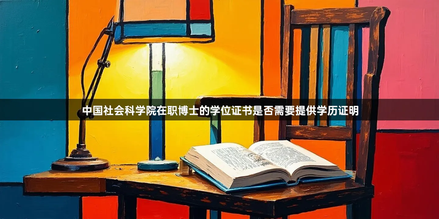 中国社会科学院在职博士的学位证书是否需要提供学历证明