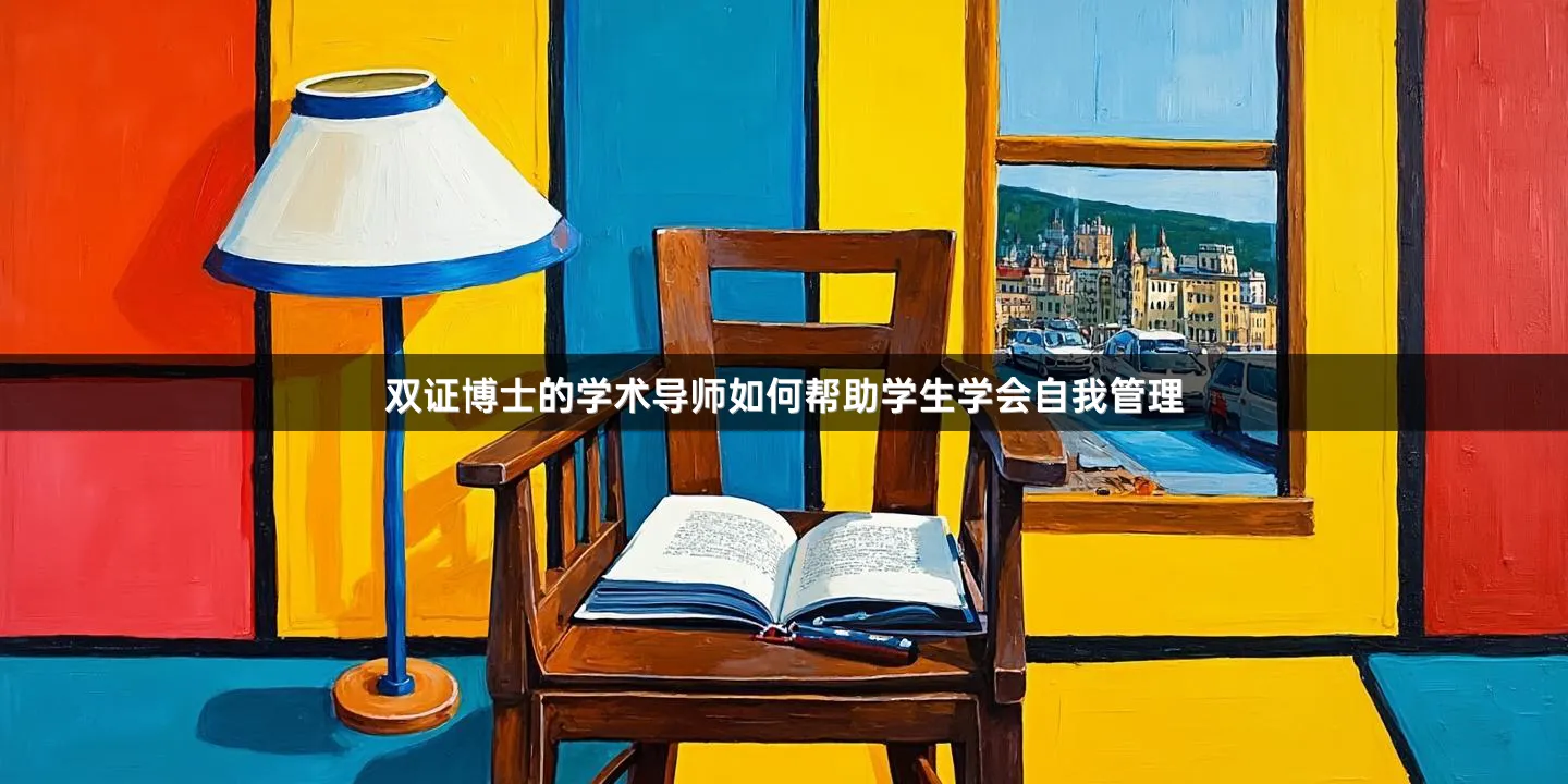 双证博士的学术导师如何帮助学生学会自我管理