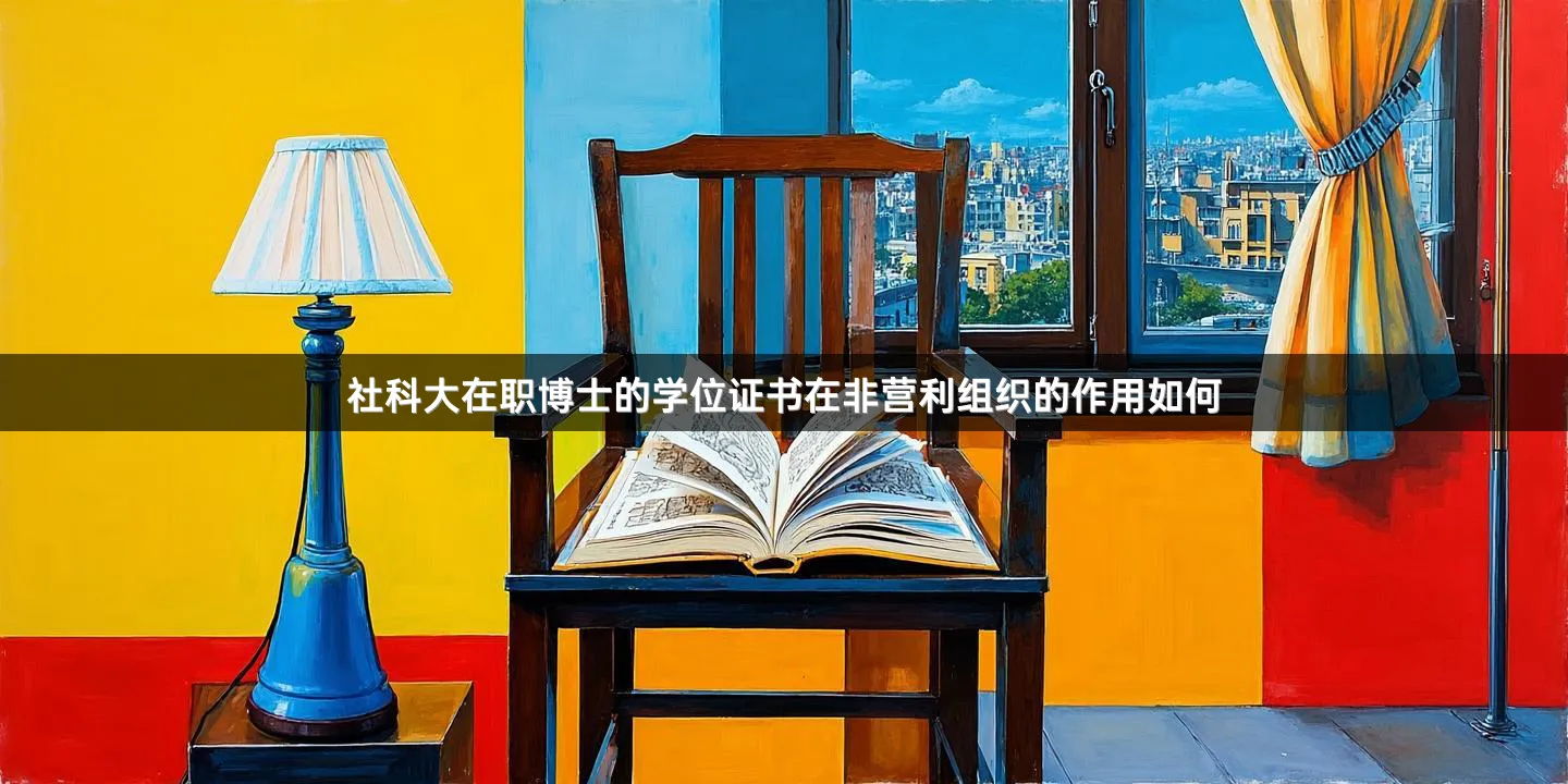 社科大在职博士的学位证书在非营利组织的作用如何