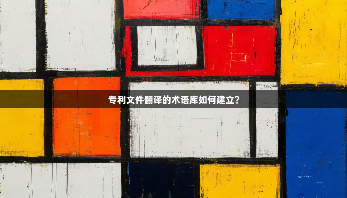 专利文件翻译的术语库如何建立？