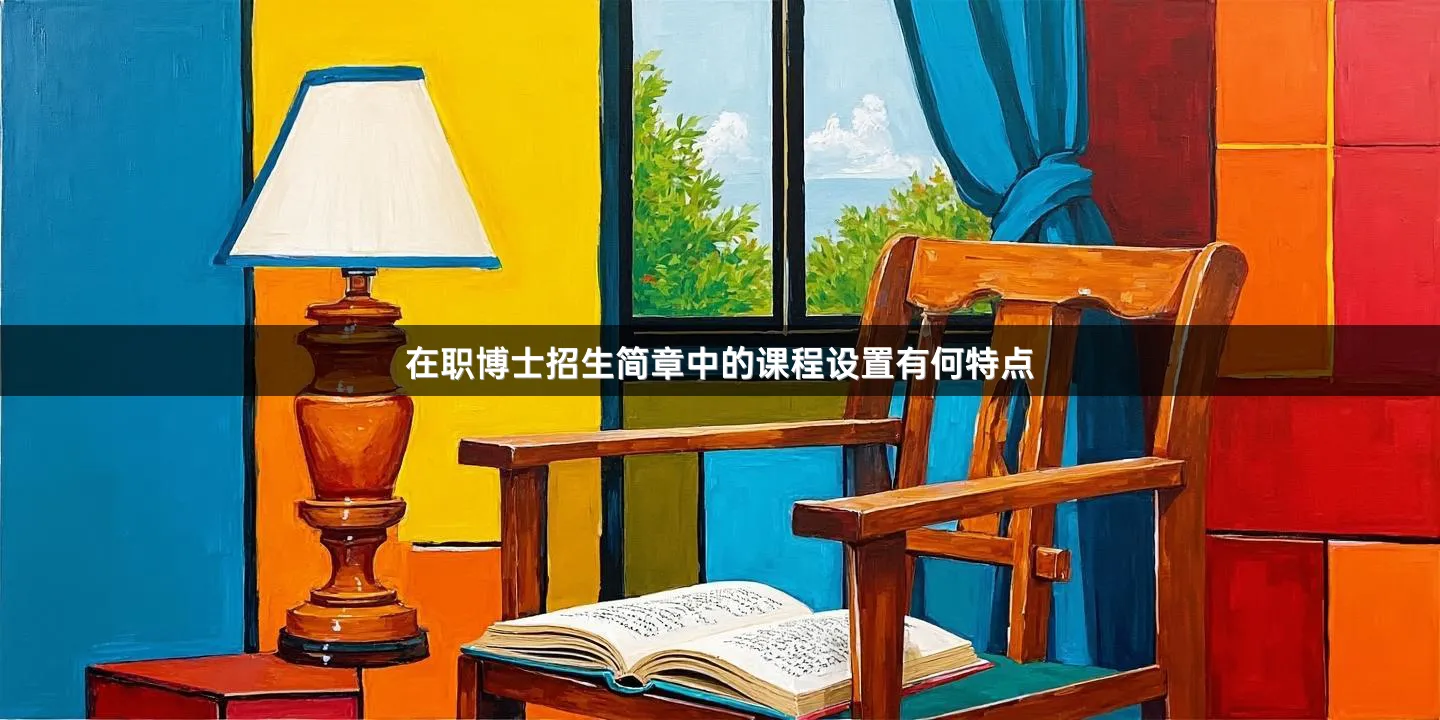 在职博士招生简章中的课程设置有何特点