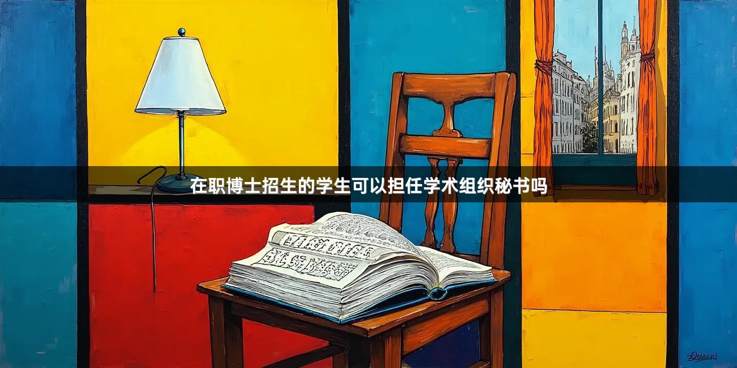 在职博士招生的学生可以担任学术组织秘书吗