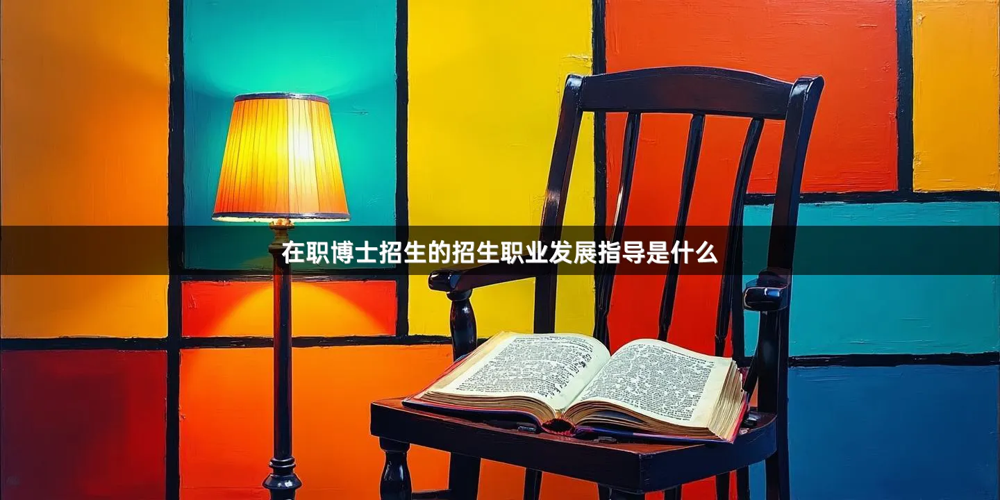 在职博士招生的招生职业发展指导是什么