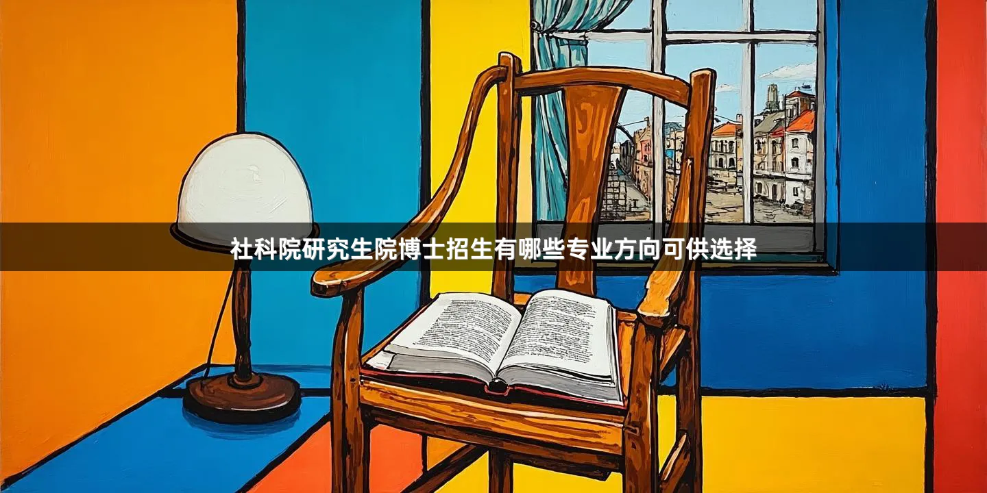 社科院研究生院博士招生有哪些专业方向可供选择
