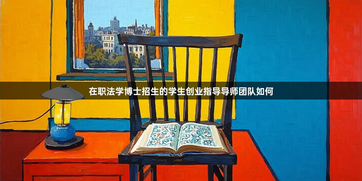 在职法学博士招生的学生创业指导导师团队如何
