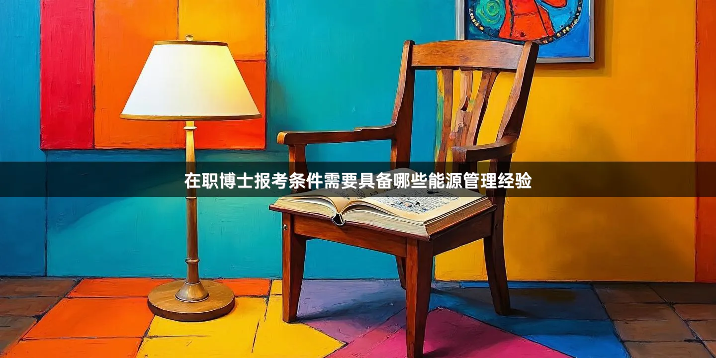 在职博士报考条件需要具备哪些能源管理经验