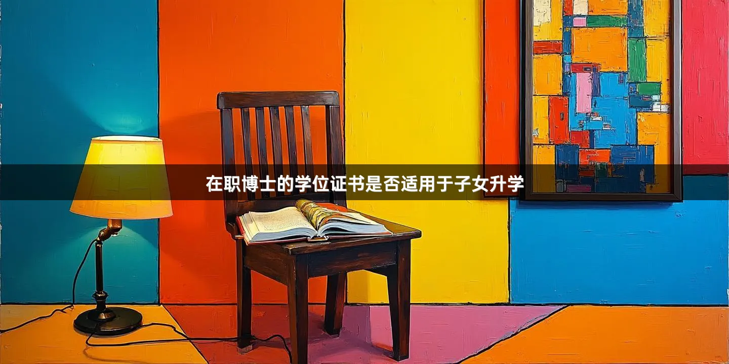 在职博士的学位证书是否适用于子女升学