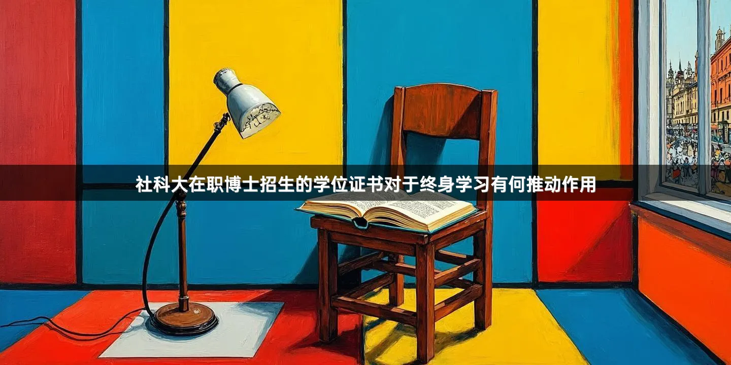 社科大在职博士招生的学位证书对于终身学习有何推动作用
