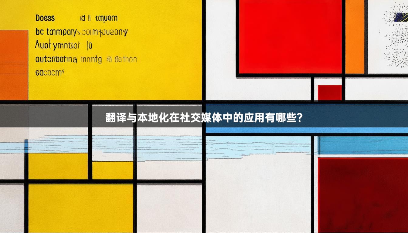 翻译与本地化在社交媒体中的应用有哪些？