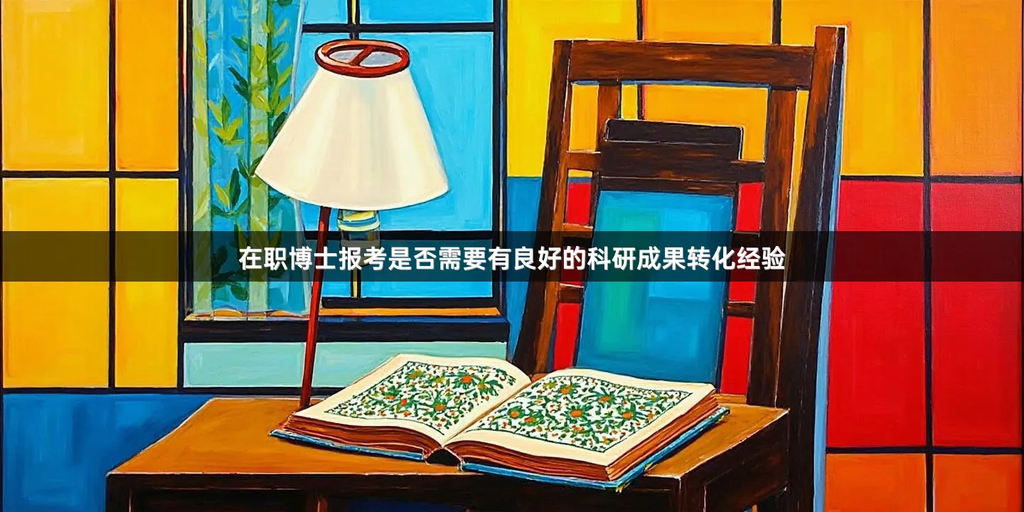 在职博士报考是否需要有良好的科研成果转化经验