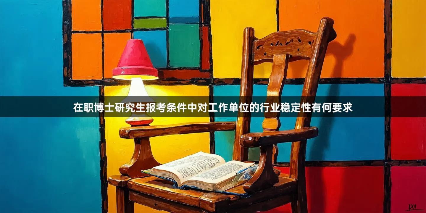 在职博士研究生报考条件中对工作单位的行业稳定性有何要求