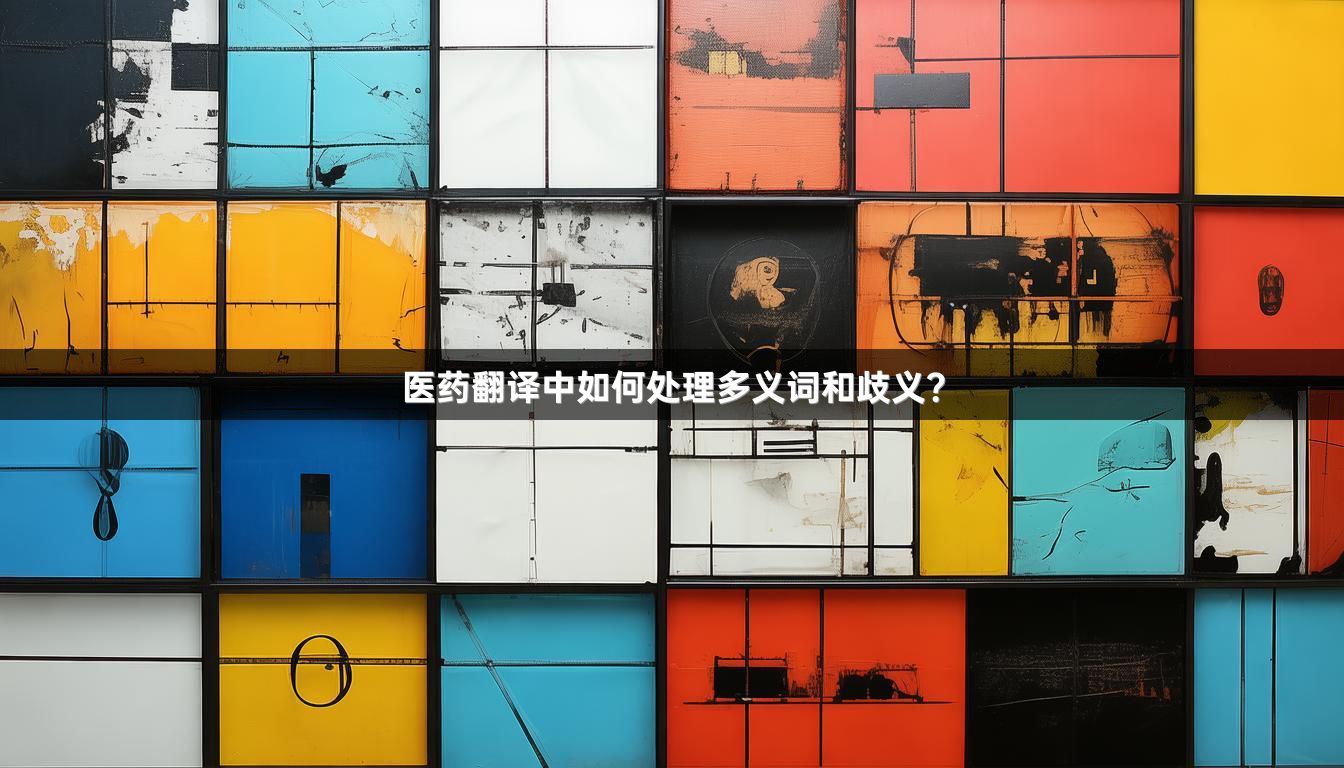 医药翻译中如何处理多义词和歧义？