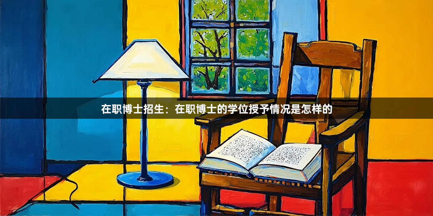在职博士招生：在职博士的学位授予情况是怎样的
