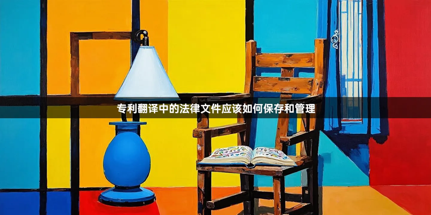 专利翻译中的法律文件应该如何保存和管理