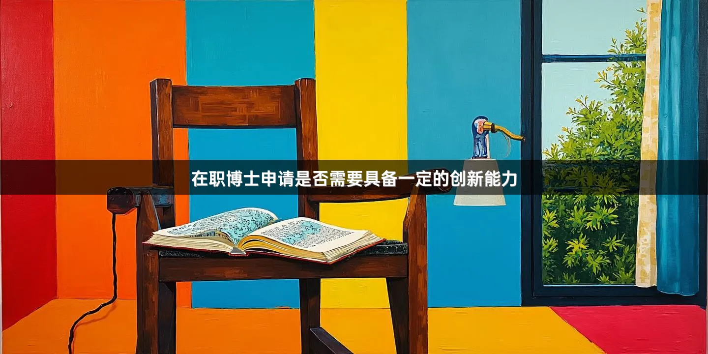 在职博士申请是否需要具备一定的创新能力
