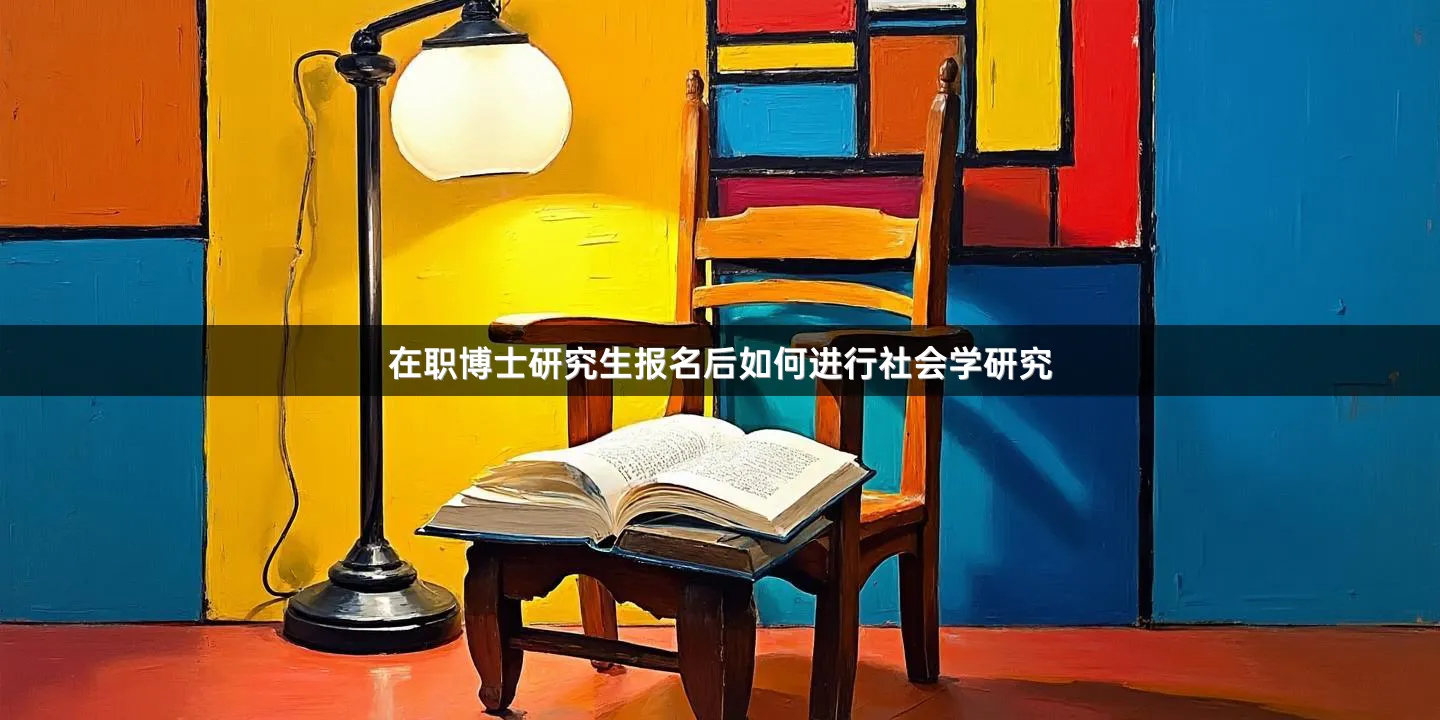 在职博士研究生报名后如何进行社会学研究