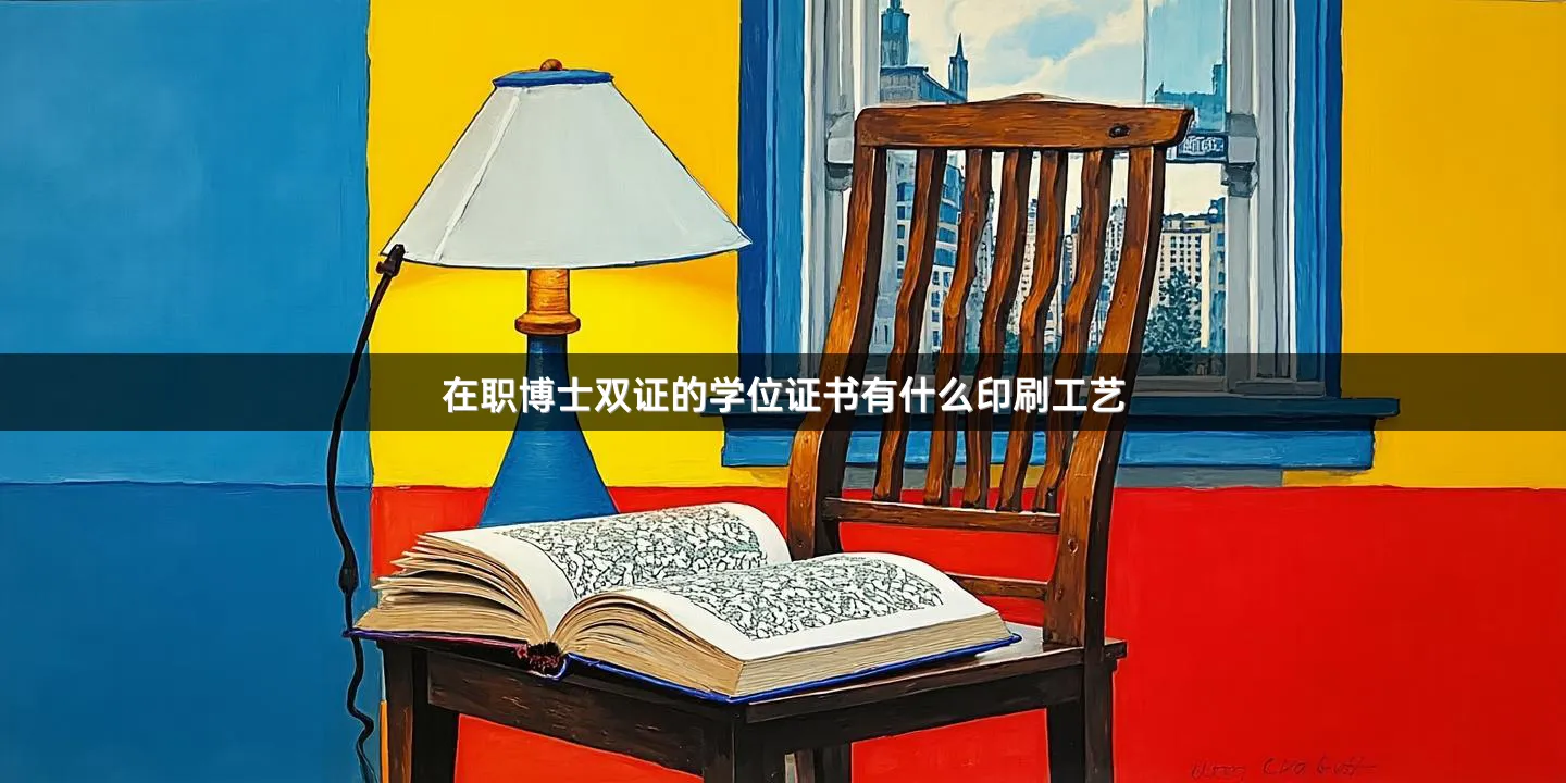 在职博士双证的学位证书有什么印刷工艺