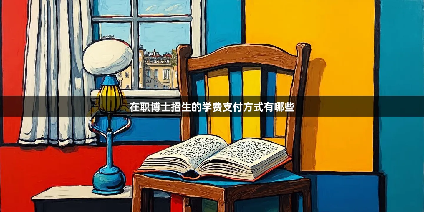 在职博士招生的学费支付方式有哪些