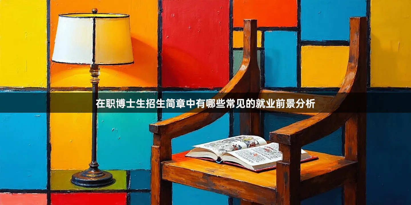 在职博士生招生简章中有哪些常见的就业前景分析