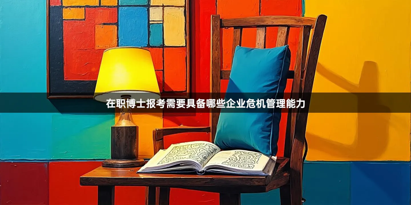 在职博士报考需要具备哪些企业危机管理能力