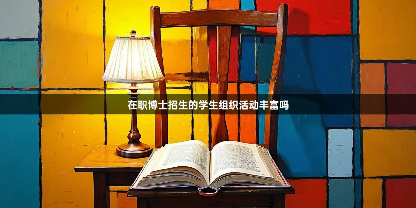 在职博士招生的学生组织活动丰富吗