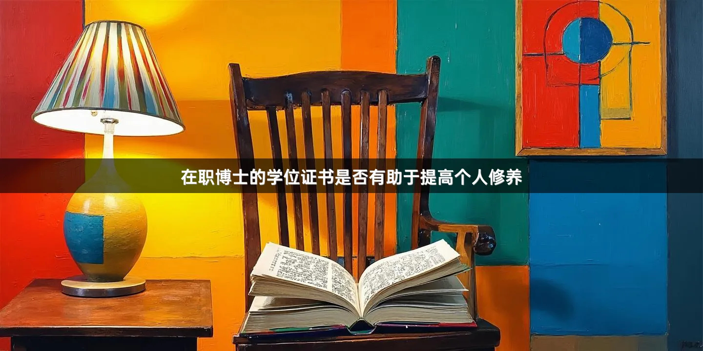 在职博士的学位证书是否有助于提高个人修养
