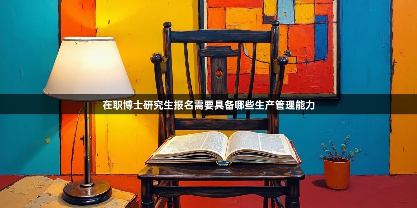在职博士研究生报名需要具备哪些生产管理能力