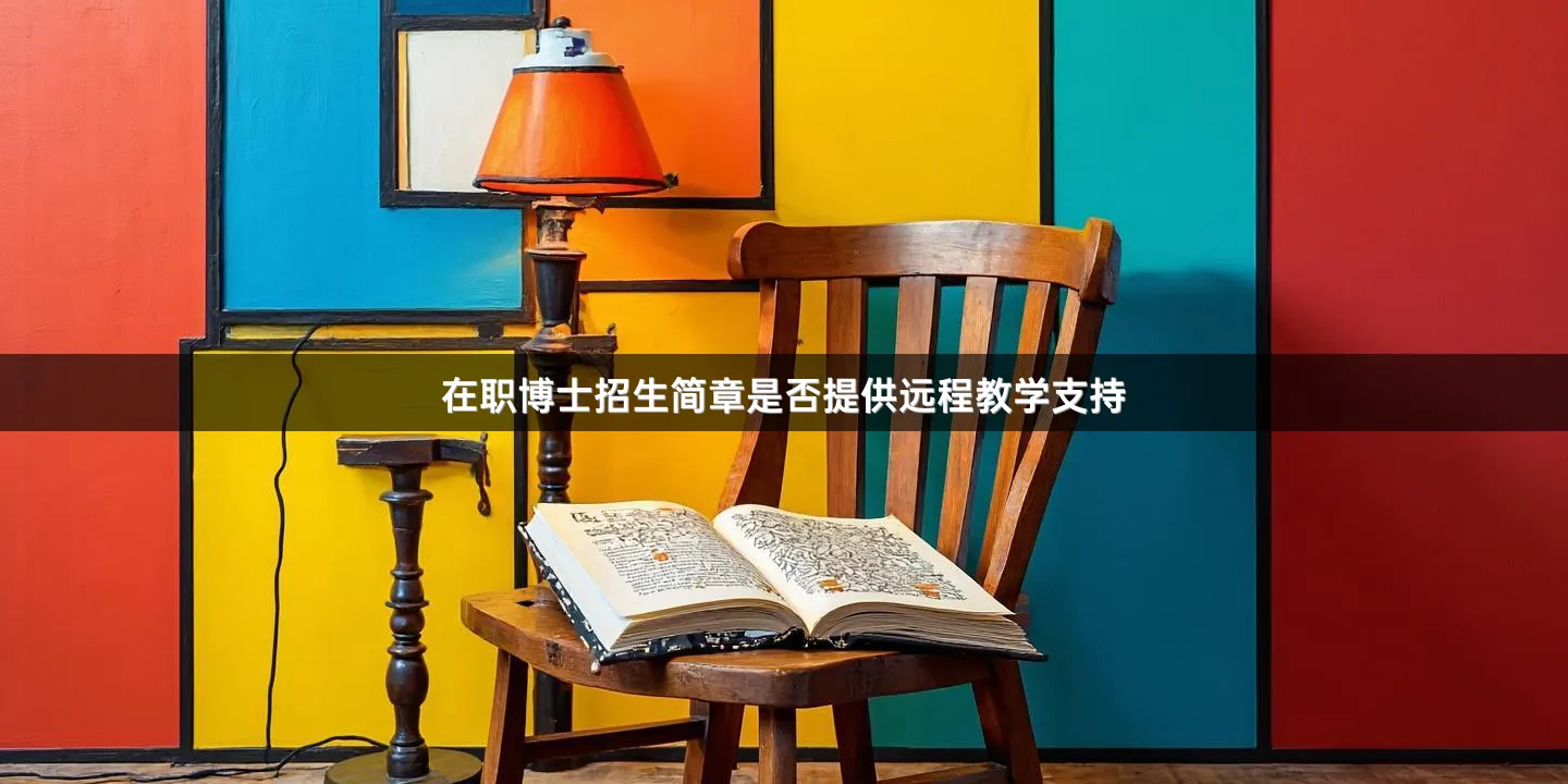 在职博士招生简章是否提供远程教学支持