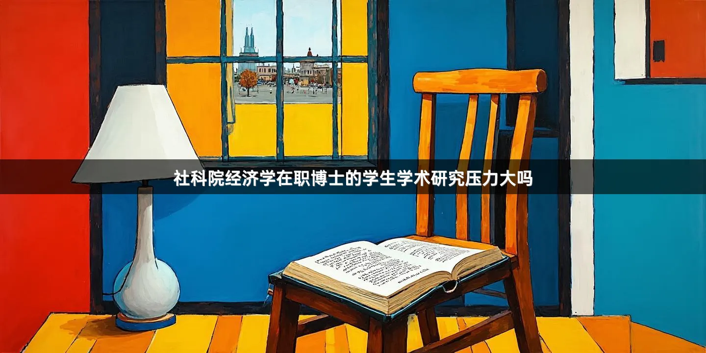 社科院经济学在职博士的学生学术研究压力大吗
