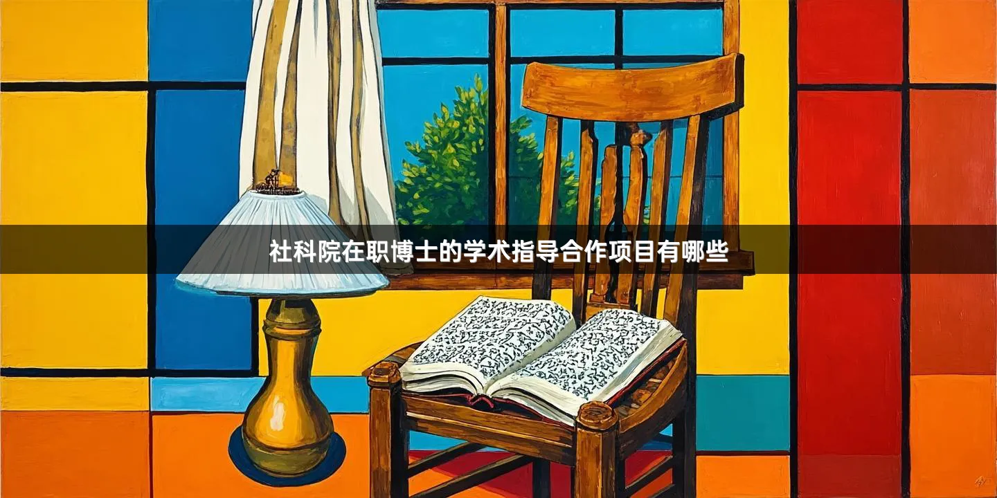 社科院在职博士的学术指导合作项目有哪些