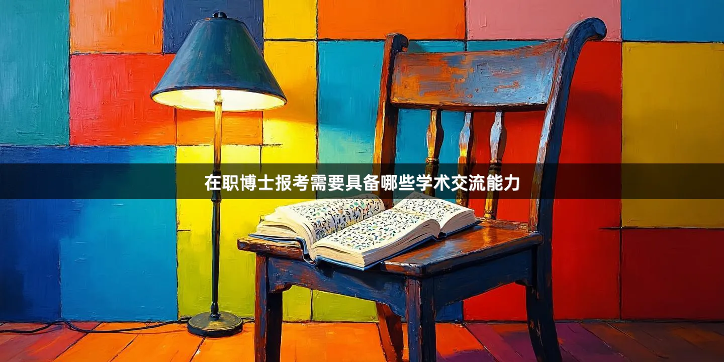 在职博士报考需要具备哪些学术交流能力