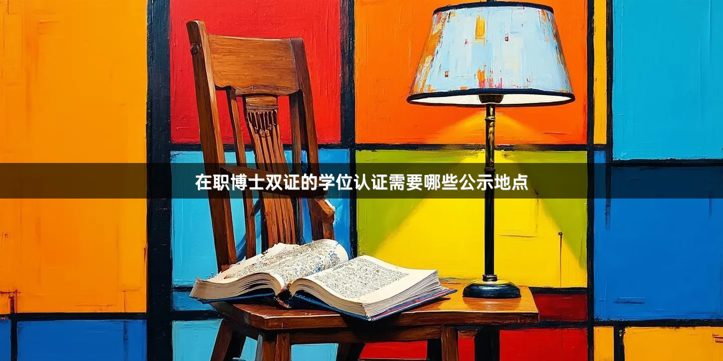 在职博士双证的学位认证需要哪些公示地点