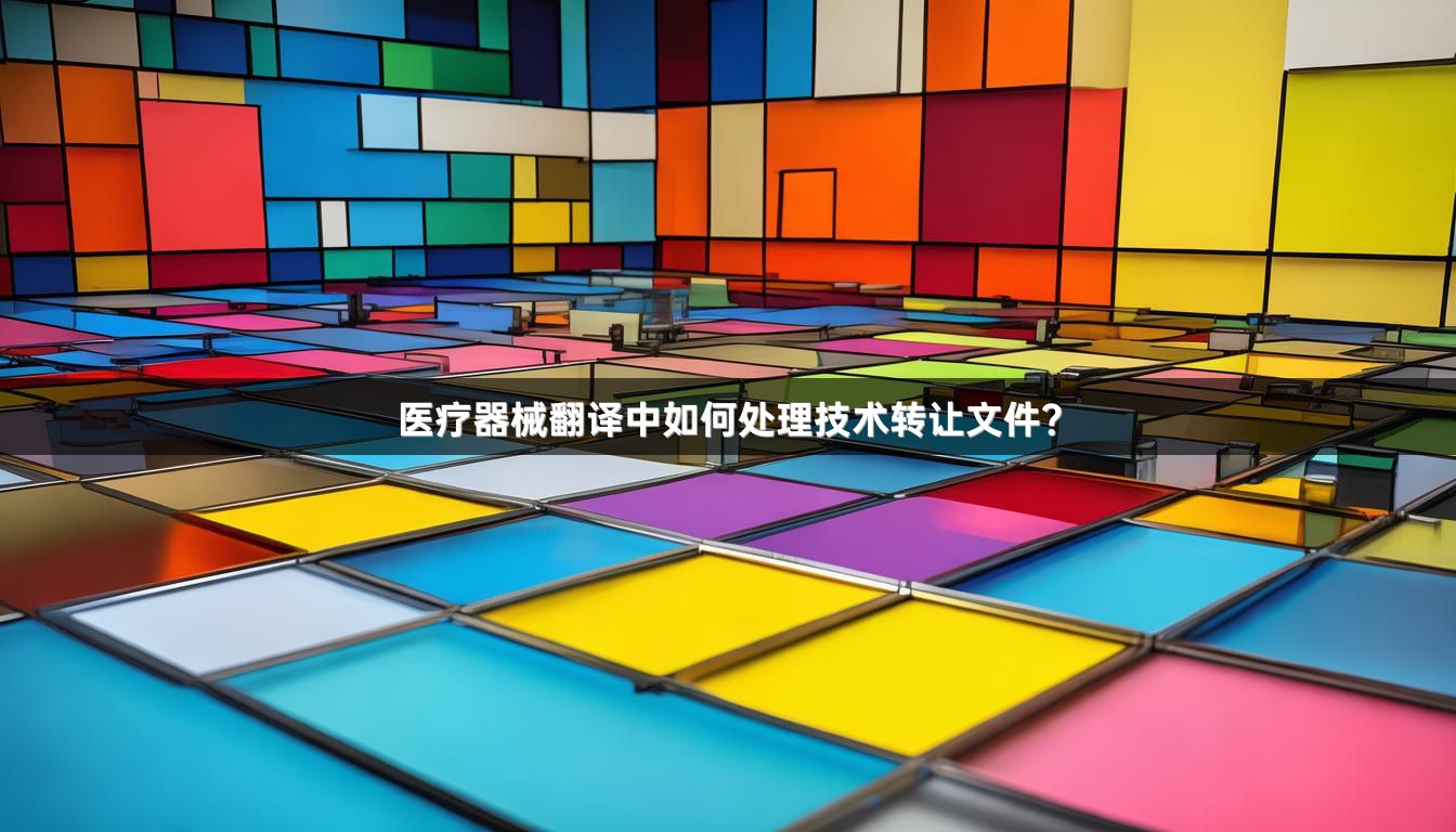 医疗器械翻译中如何处理技术转让文件？