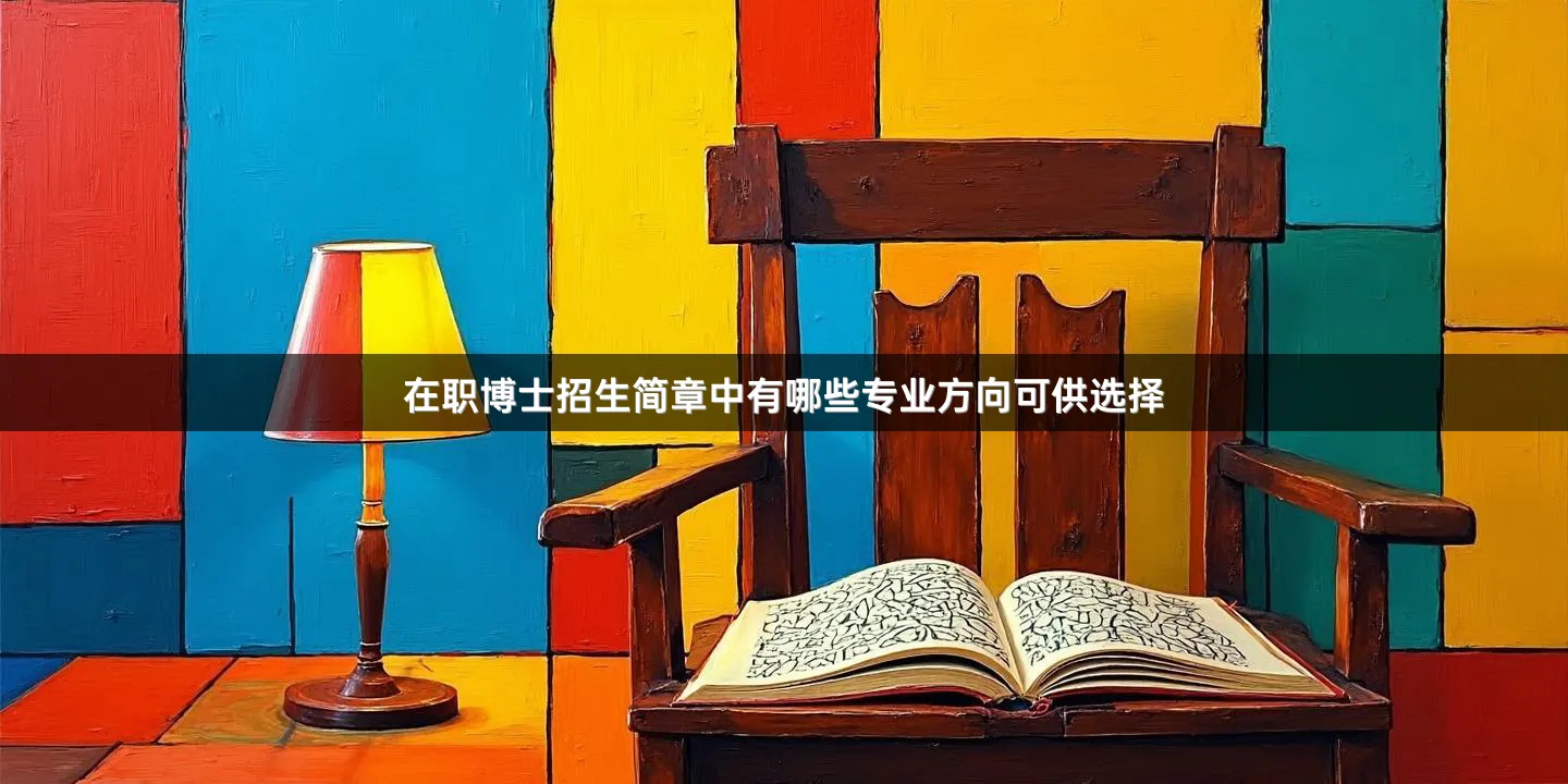 在职博士招生简章中有哪些专业方向可供选择