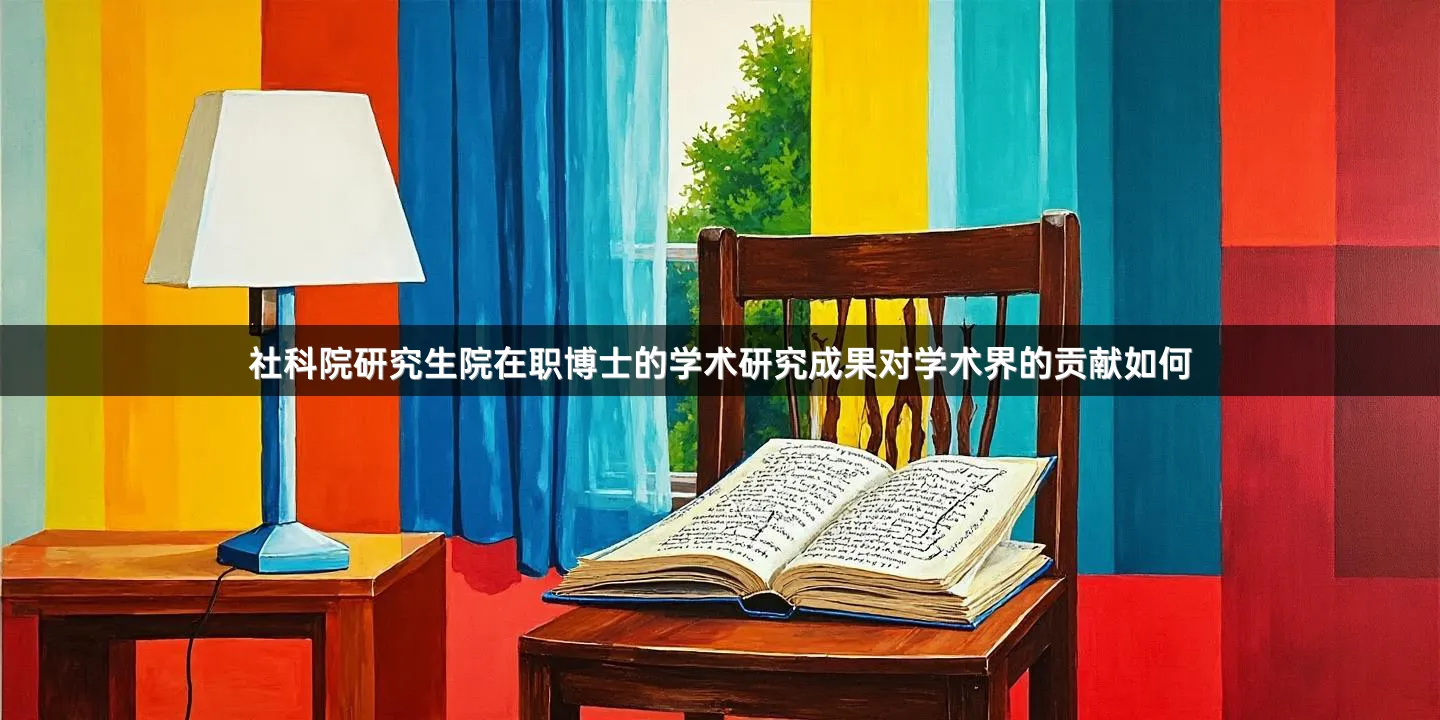 社科院研究生院在职博士的学术研究成果对学术界的贡献如何