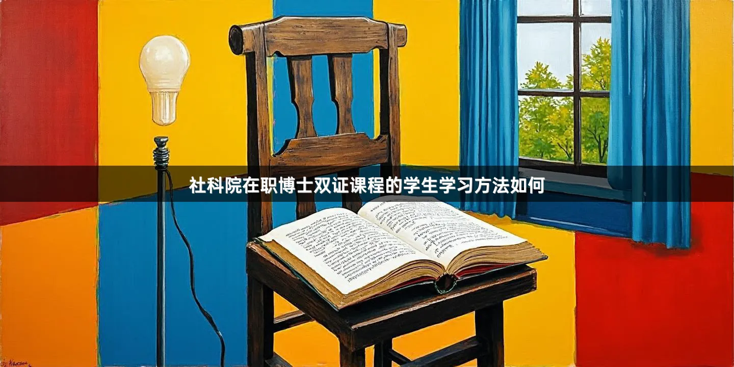 社科院在职博士双证课程的学生学习方法如何