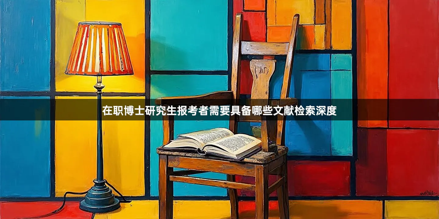 在职博士研究生报考者需要具备哪些文献检索深度