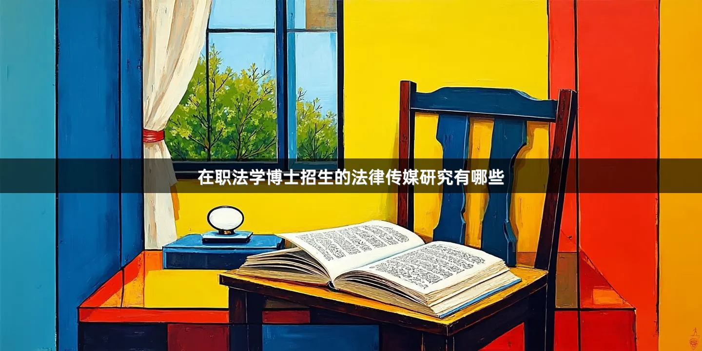 在职法学博士招生的法律传媒研究有哪些