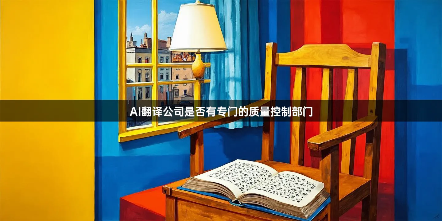 AI翻譯公司是否有專門的質(zhì)量控制部門