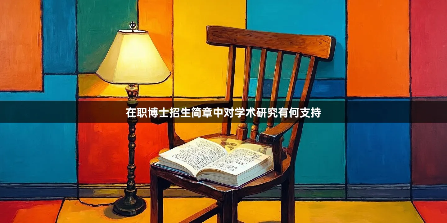 在职博士招生简章中对学术研究有何支持